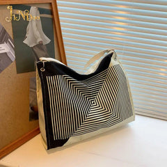 Vintage Large Capacity Women Shoulder Bag Shopper Female Bags
