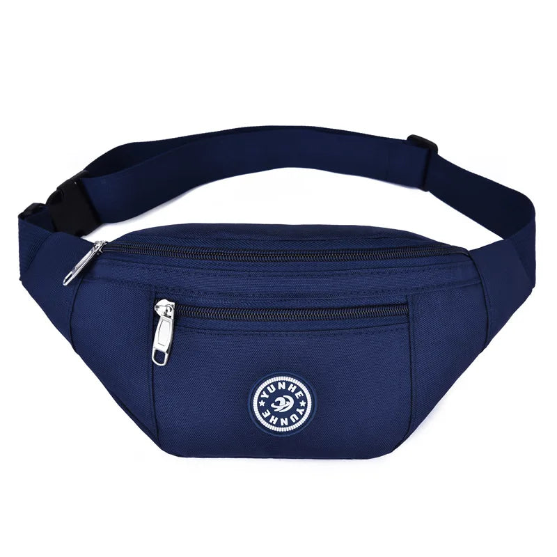 Waterproof Belt Bag Nylon Crossbody Chest Bag Sports Pouch