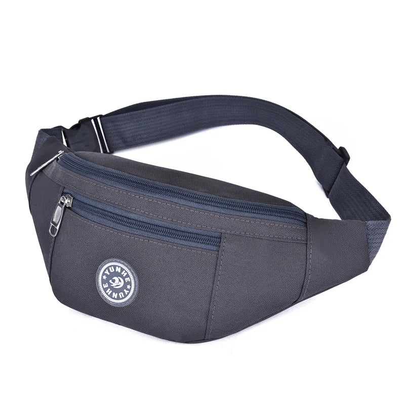 Waterproof Belt Bag Nylon Crossbody Chest Bag Sports Pouch