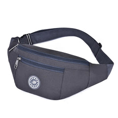 Waterproof Belt Bag Nylon Crossbody Chest Bag Sports Pouch
