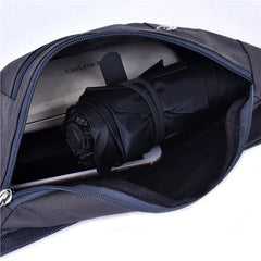Waterproof Belt Bag Nylon Crossbody Chest Bag Sports Pouch
