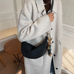 Western Style Women's Shoulder Bag Autumn Winter Texture Messenger Dumpling Bag