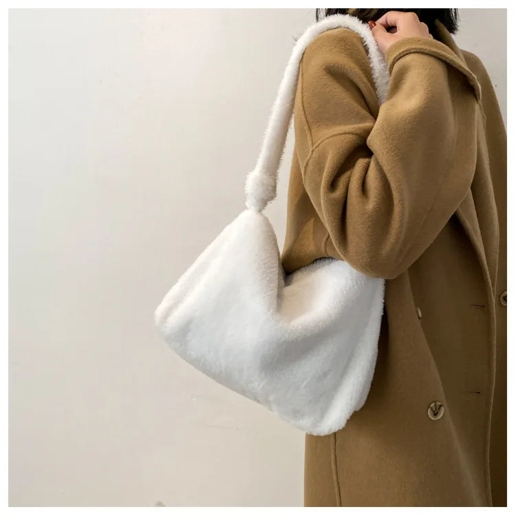 Winter Women Large Capacity Bag Casual Ladies Shoulder Bag