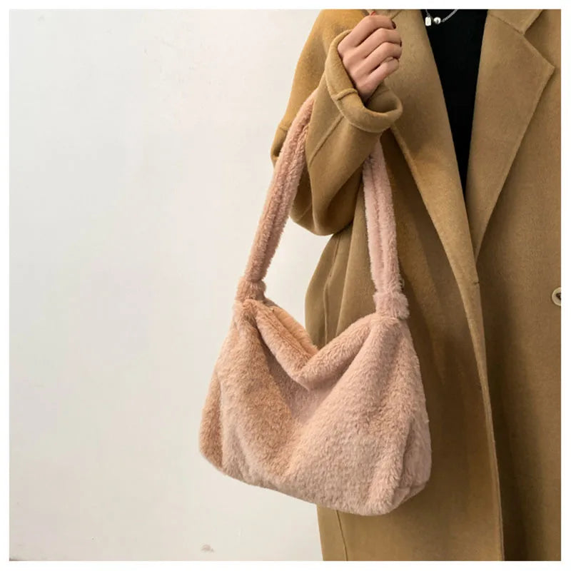Winter Women Large Capacity Bag Casual Ladies Shoulder Bag