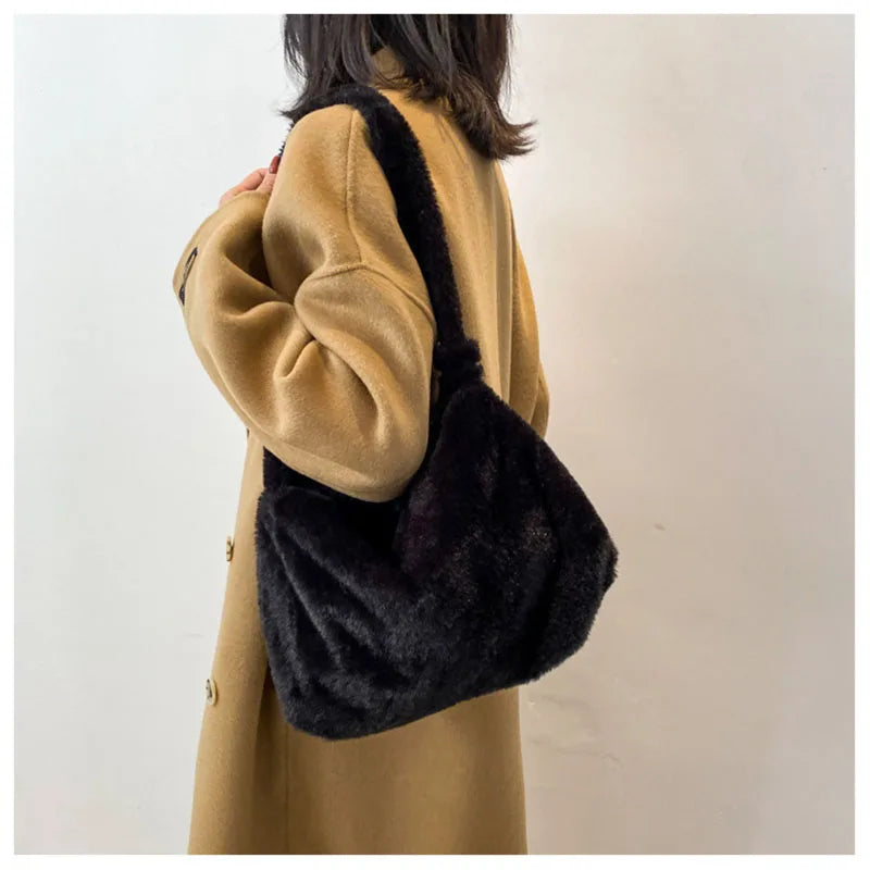 Winter Women Large Capacity Bag Casual Ladies Shoulder Bag