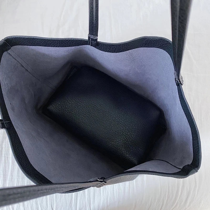 Women Small Shoulder Bag Soft PU Leather Plicated Strap Female Triangle Handbags