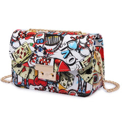 Summer Graffiti Ladies Handbags Mini Bag Women Messenger Bags for Women