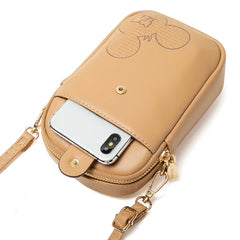Women Casual Mini Bag Cell Phone Package Cartoon Small Crossbody Bags