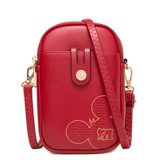 Women Casual Mini Bag Cell Phone Package Cartoon Small Crossbody Bags