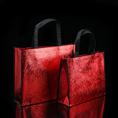 Women Handbag Laser Fabric Non-woven Shoulder Bag Lady Single Casual Shopping