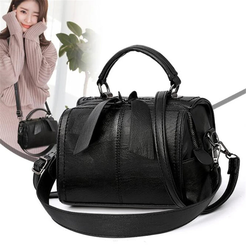 Women Leather Crossbody Bag Small Messenger bags Lady Handbags Girls Shoulder Ba