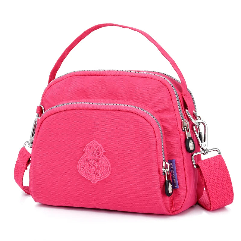 Nylon Women Messenger Bag Waterproof Shoulder Crossbody Handbag