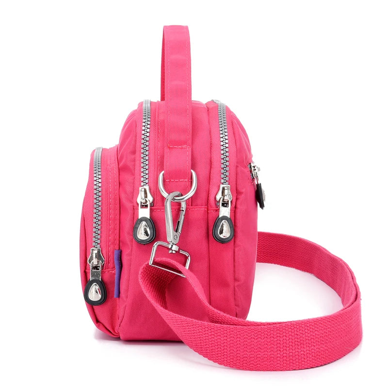 Nylon Women Messenger Bag Waterproof Shoulder Crossbody Handbag