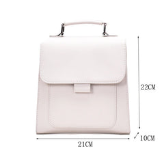 Women Mini Back Pack Travel High Bookbag School Bags for Teenage Girls PU Leathe