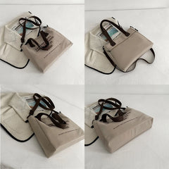 Nylon Shopping Shoulder Bag Large Capacity Handbag Tote For Girls