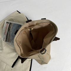 Nylon Shopping Shoulder Bag Large Capacity Handbag Tote For Girls