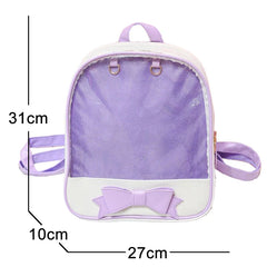 Women's School Bag for Teenage Girls Waterproof Leather Backpack