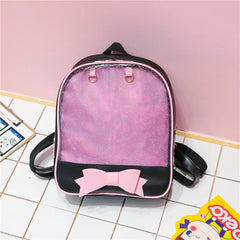 Women's School Bag for Teenage Girls Waterproof Leather Backpack