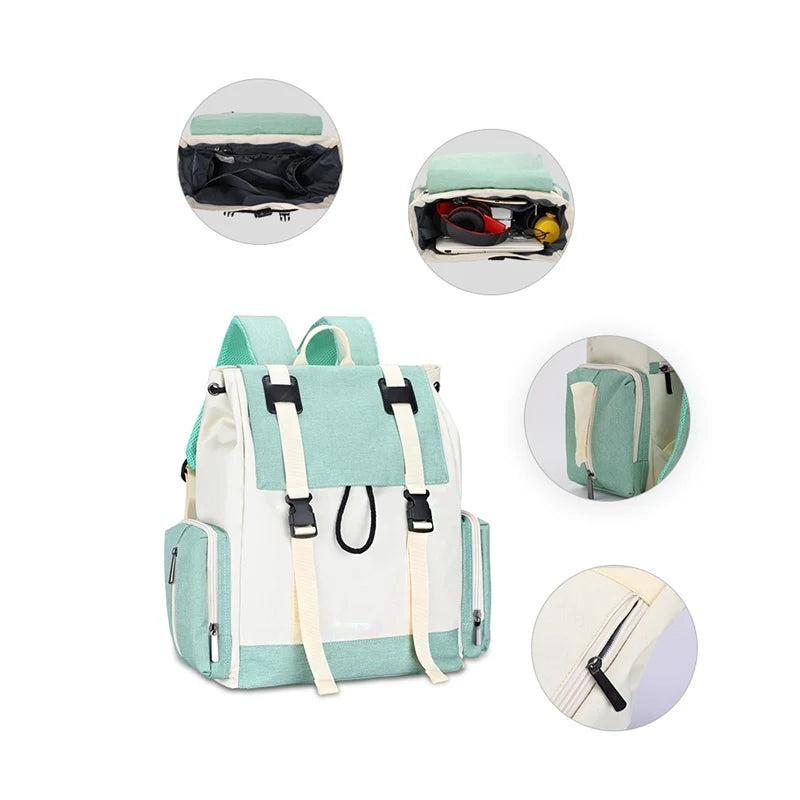 Women's Large Capacity Travel Backpack Multi-Function Waterproof School Bag