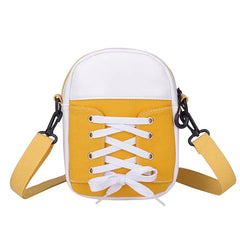 Women's Canvas Messenger Bag Funny Sneaker Shape Shoulder Bag