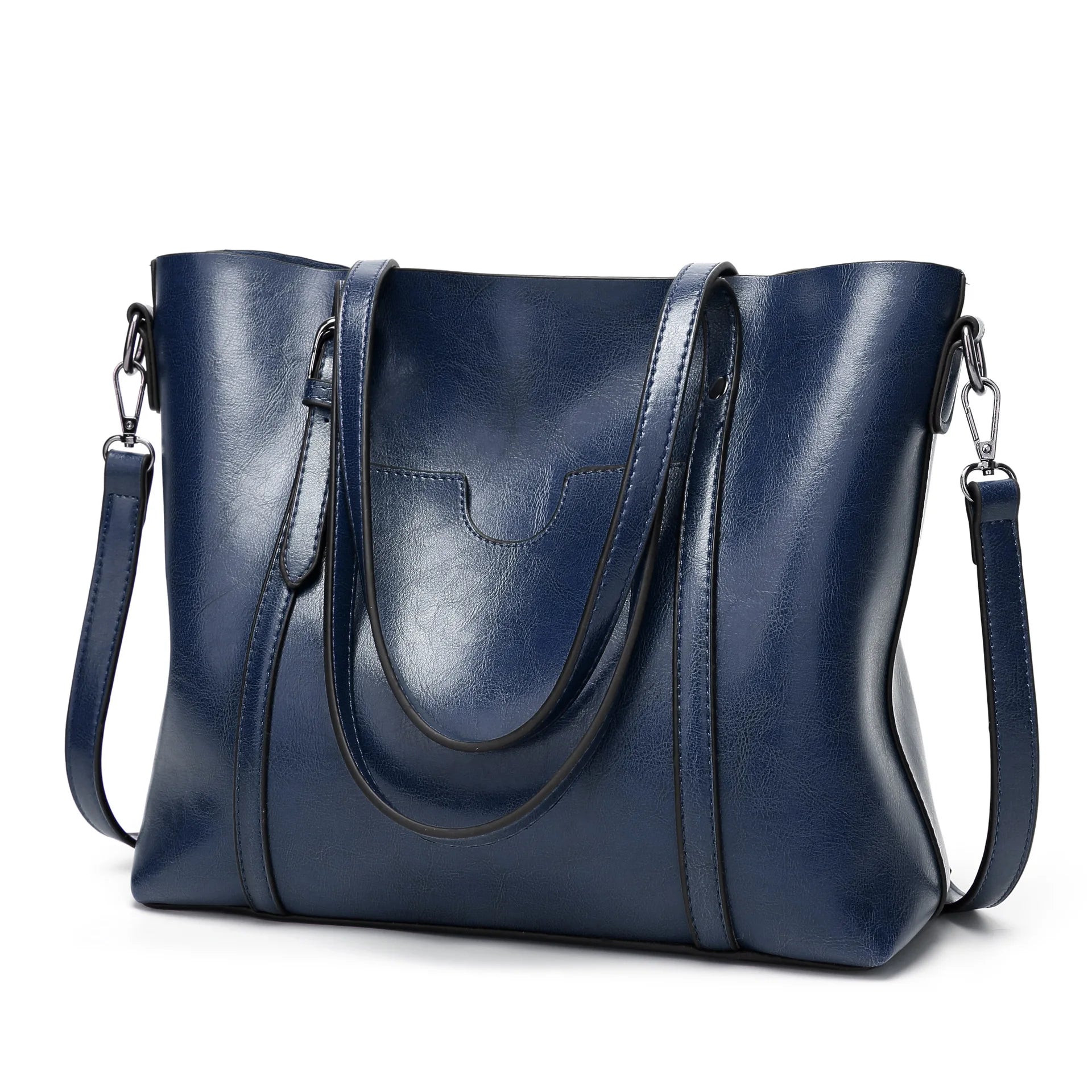Women's Oil Leather Crossbody Bag Handbag Shoulder Messenger Tote Satchel Purse