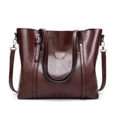 Women's Oil Leather Crossbody Bag Handbag Shoulder Messenger Tote Satchel Purse