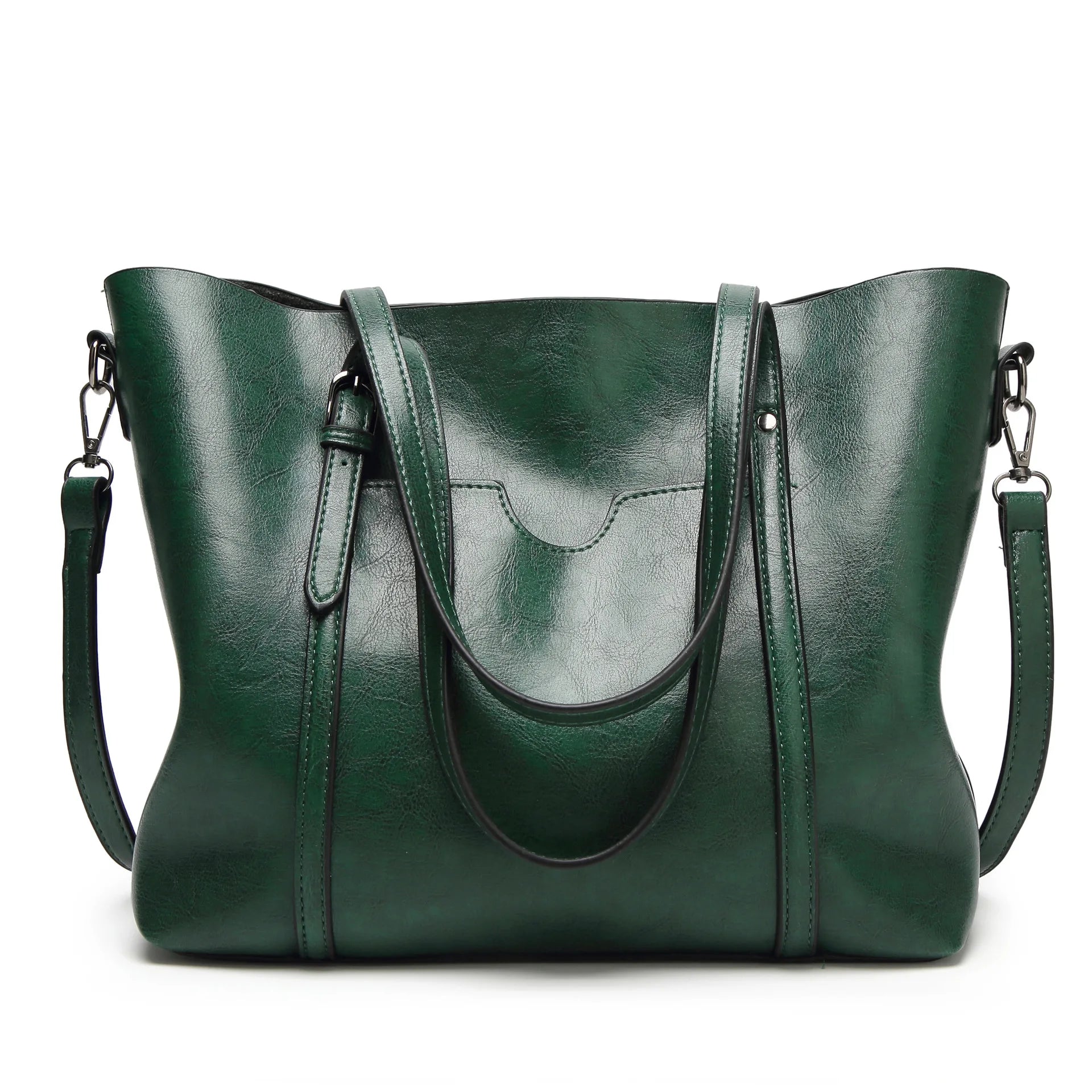 Women's Oil Leather Crossbody Bag Handbag Shoulder Messenger Tote Satchel Purse