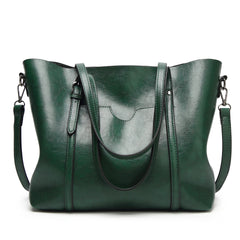 Women's Oil Leather Crossbody Bag Handbag Shoulder Messenger Tote Satchel Purse