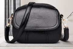 Women's Leather Clutch Bag Patchwork Crossbody Messenger Shoulder Bag