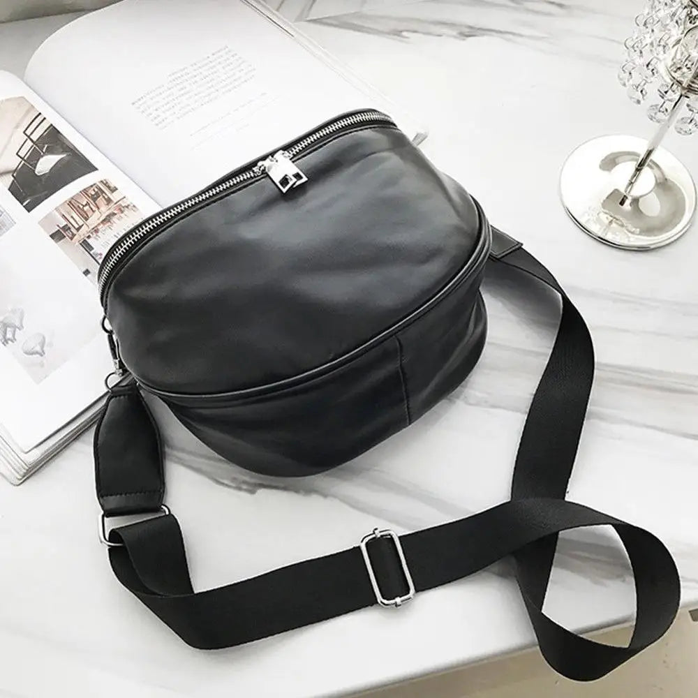 Stylish PU Waist Bag Chain Fanny Pack Travel Belt Purse Shoulder Bags Tote