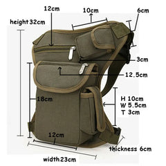 Tactical Shoulder Waist Fanny Pack Pouch Bum Bag Camping Hiking Outdoor