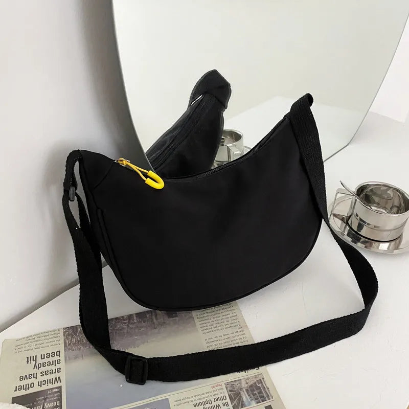 Nylon Messenger Bag Female Crossbody Shoulder Light Armpit Single Bag