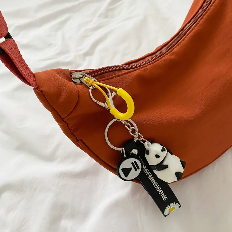 Nylon Messenger Bag Female Crossbody Shoulder Light Armpit Single Bag