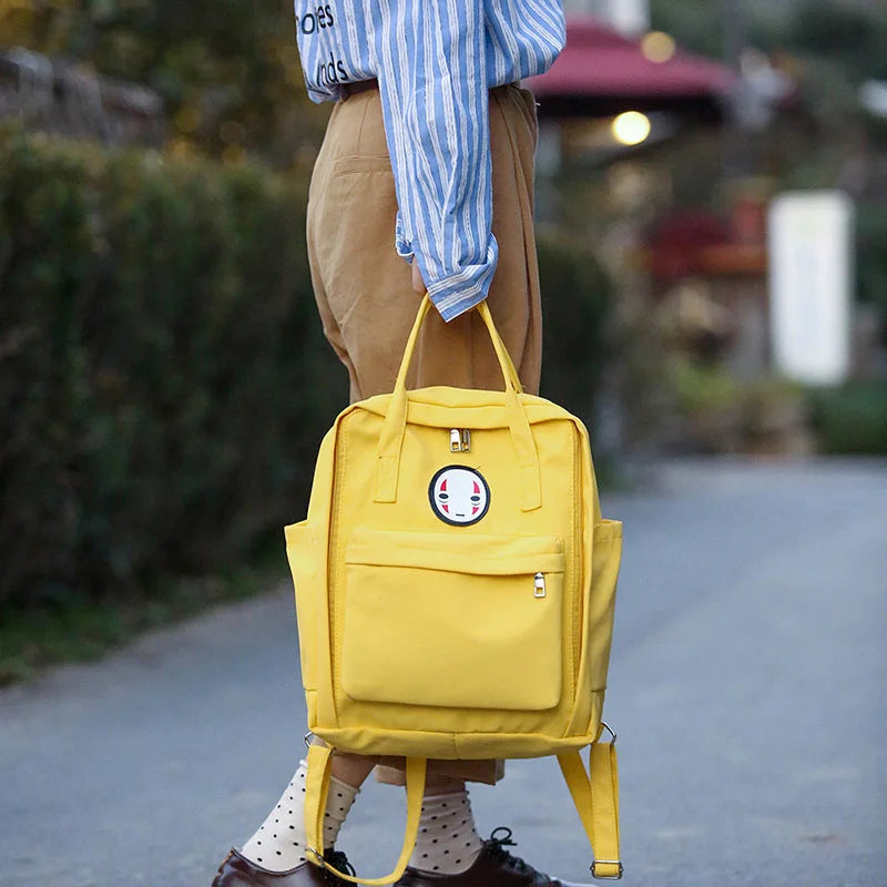 Nylon School Bags for Teenager Girls Women School Laptop Backpacks