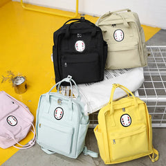 Nylon School Bags for Teenager Girls Women School Laptop Backpacks