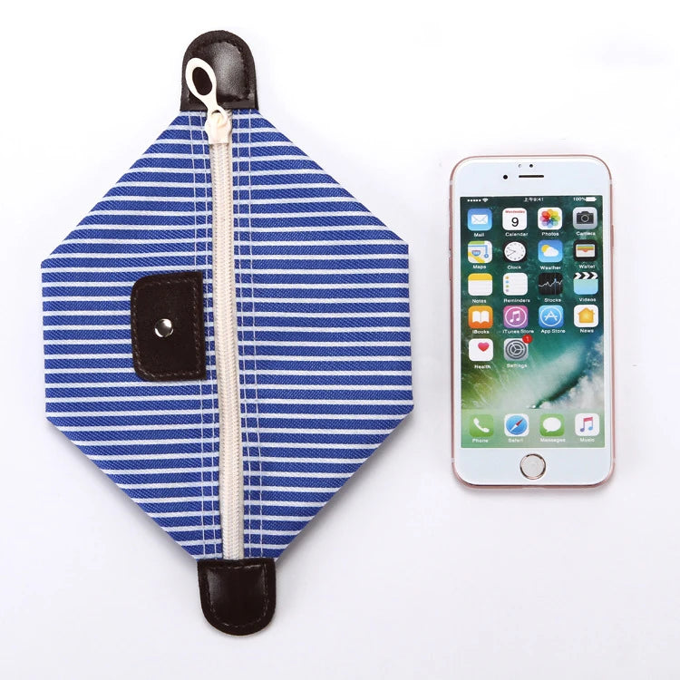 Striped Cosmetic Storage Box Travel Ladies Waterproof Storage Bag