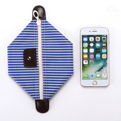 Striped Cosmetic Storage Box Travel Ladies Waterproof Storage Bag