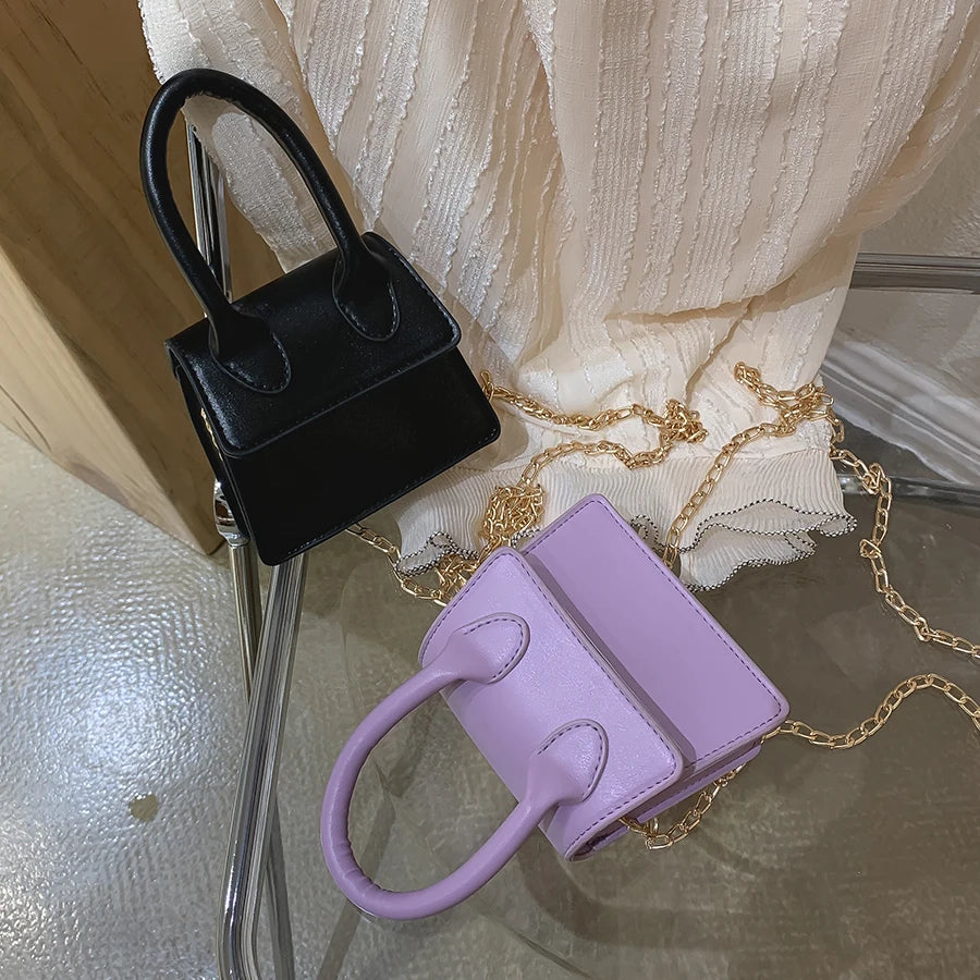 Mini Women Bags Leather Small Handbags Flap Shoulder Crossbody Bag