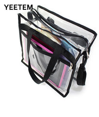 Pvc Women Shoulder Bag Transparent Solid Slung Shoulder Bag