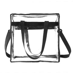 Pvc Women Shoulder Bag Transparent Solid Slung Shoulder Bag