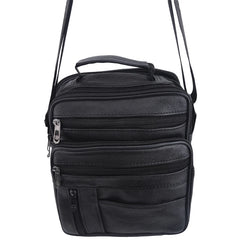Men's Casual Leather Shoulder Messenger Bag Cross-body Tote