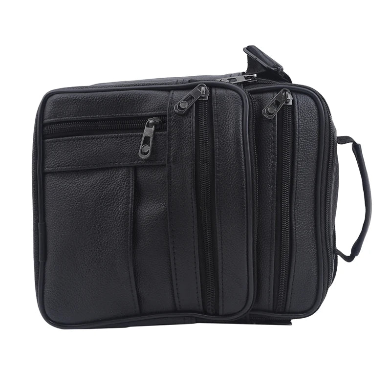 Men's Casual Leather Shoulder Messenger Bag Cross-body Tote