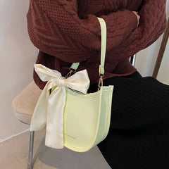 Retro Small Handbags For Women High Soft Leather Small Shoulder Bag
