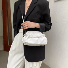 Retro Women Hobo Bags Plush Shoulder Crossbody Messenger Bag