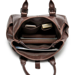 Retro Large-Capacity Briefcase Messenger Men's Bag