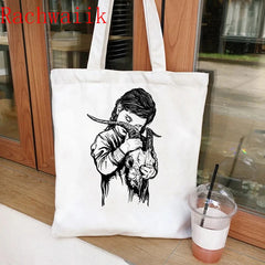 Satan Shopping Bag Graphic Tote Harajuku Shopper Bag Women