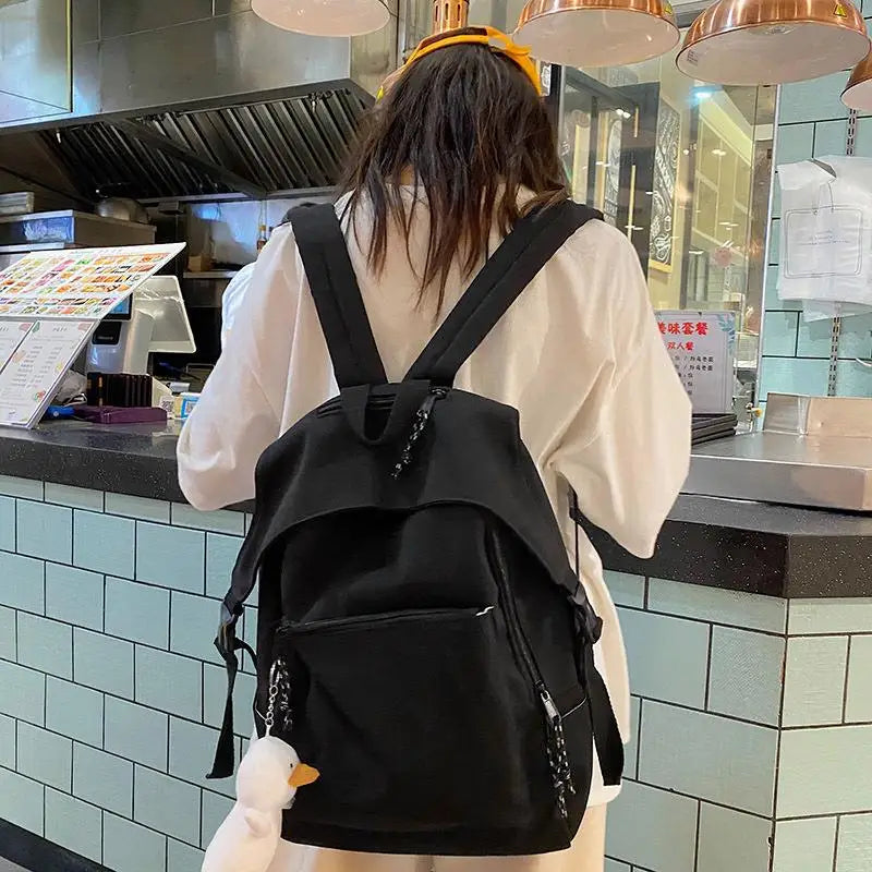 Large Capacity Schoolbag for Female Junior High Students