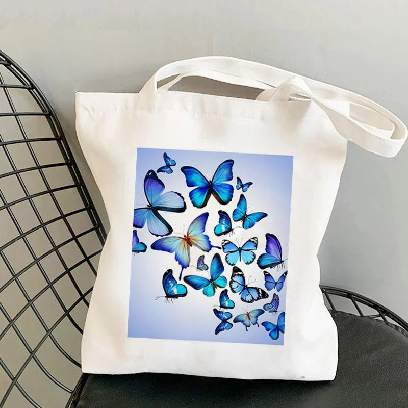 Cartoons BEES Printed Tote Bag Harajuku Shopper Handbag Canvas Bag