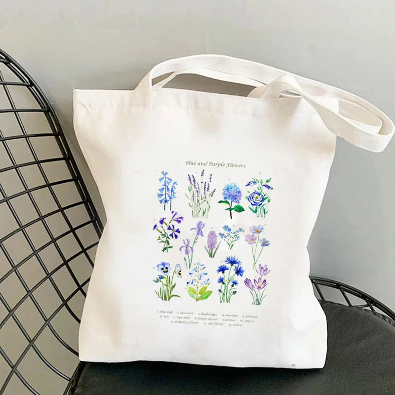 Cartoons BEES Printed Tote Bag Harajuku Shopper Handbag Canvas Bag
