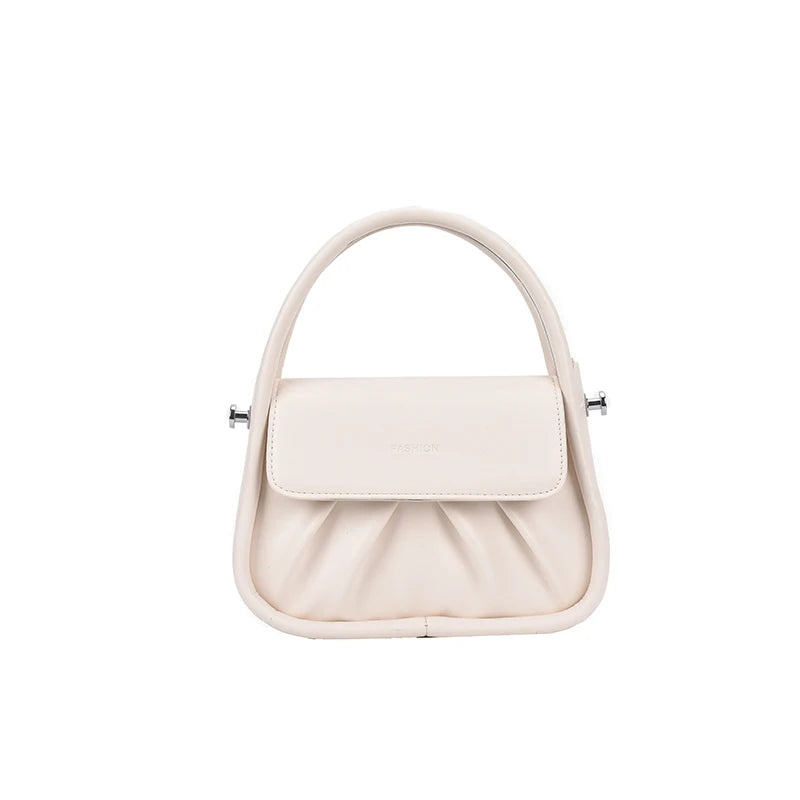 Leather Dumpling Pack Crossbody Bag Chain Handle Tote